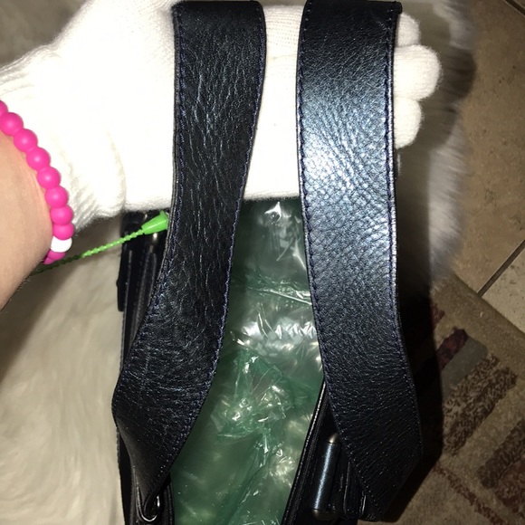 CHLOE AUTHENTIC METALLIC & CANVAS TOTE BAG - Picture 8 of 12